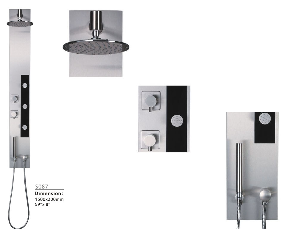 sanitary ware-All 304 Stainless steel Shower Panel