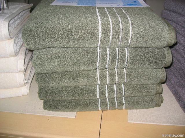 100% combed cotton terry solid towels