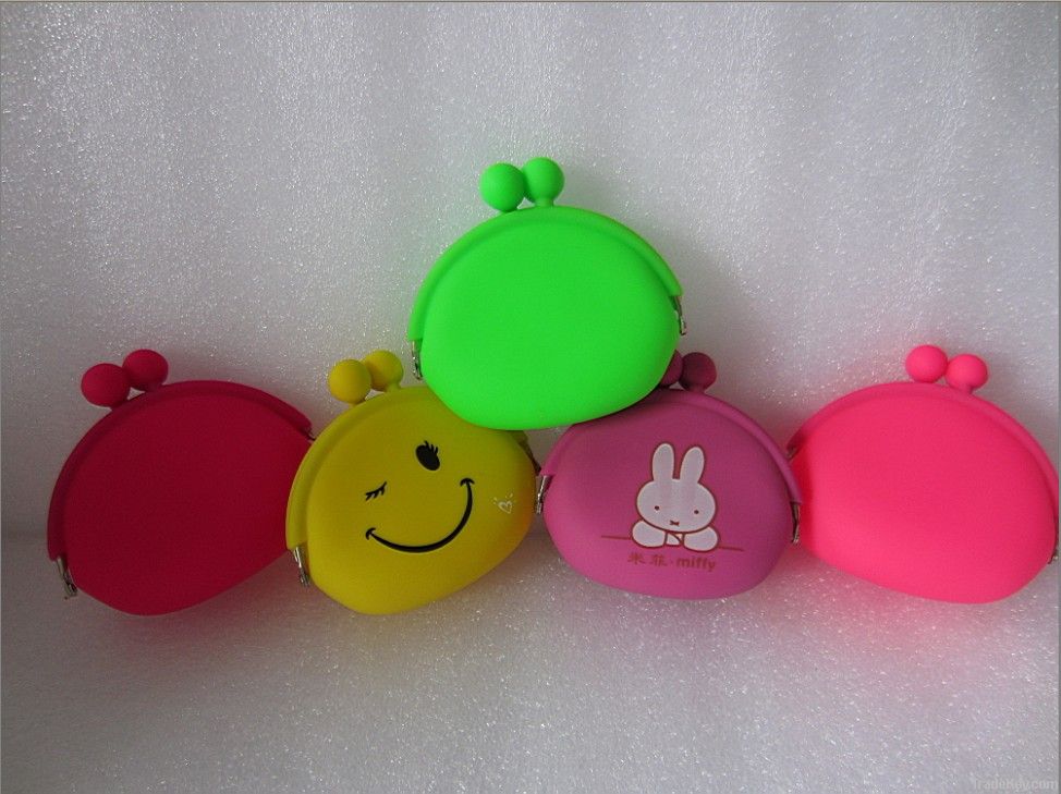 Fashion Colors Silicone Jelly Purse