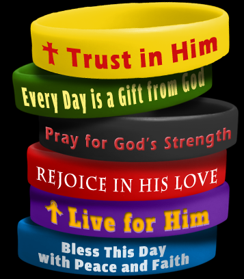 Fashional custom silicone rubber wirstbands for promotional gift