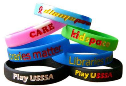 Custom silicone personalized wirstbands with cheap price