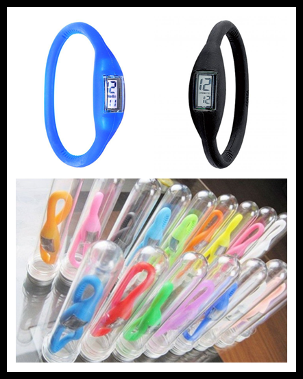 Hot sell silicone wrist ion sport watch