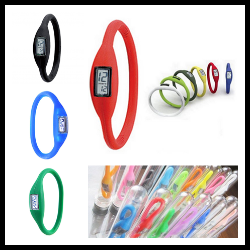 Hot sell silicone wrist ion sport watch