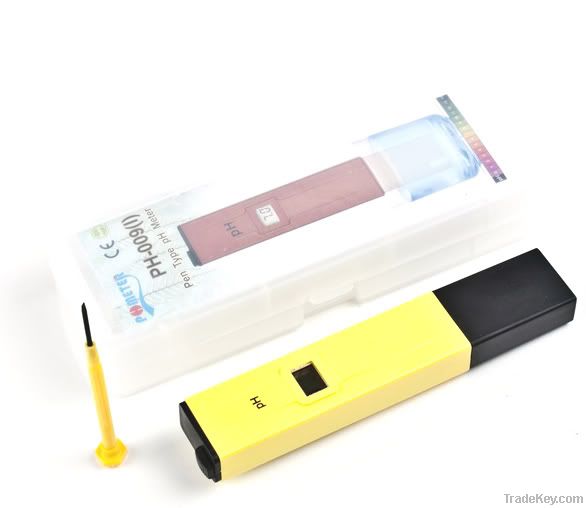 Mini Pen Type pH Meter Digital Tester Hydro with LCD Display