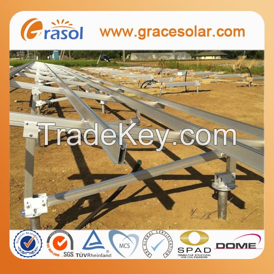 Ground Mounting System with Ground Screw