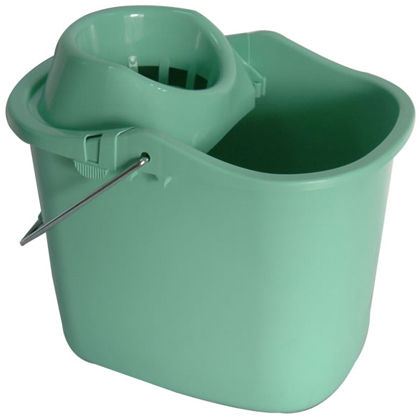 Plastic mop bucket