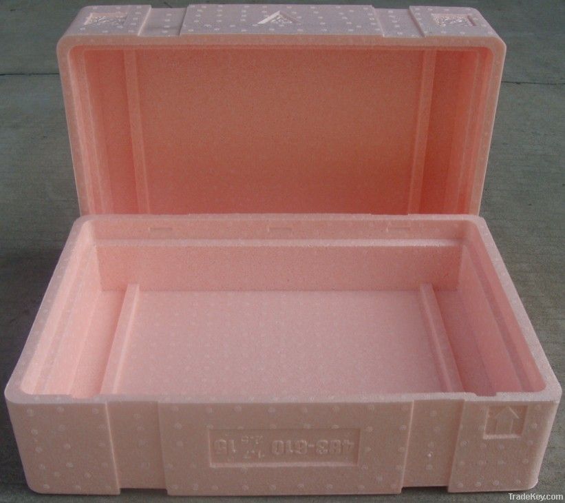 EPP turnover box for electronics transport