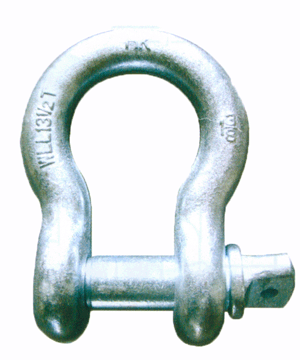 Alloy steel anchor shackle