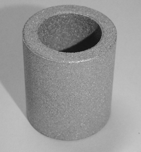 Gas-permeable powder metal
