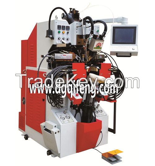 Most Intelligent Computerized Auto-cementing Side And Heel Lasting Machine