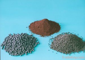 anisotropic magnetic powder for dry pressing