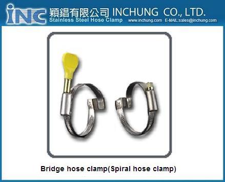 Bridge hose clamp(Spiral hose clamp)