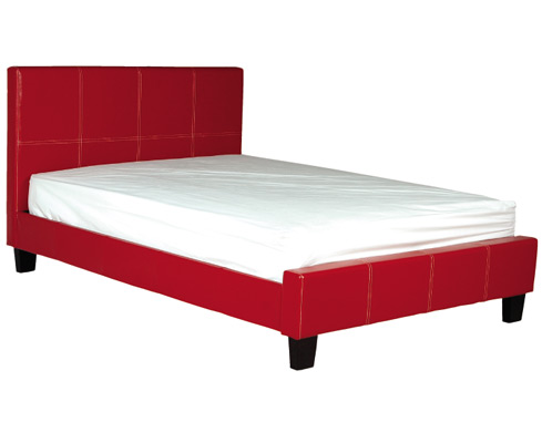 PU Bed Red
