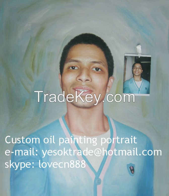 Custom Oil painting portrait 