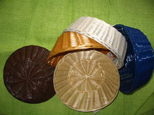 Poly Rattan/Bamboo Bread Baskets