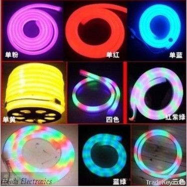 Low power consumption led neon flash lamp