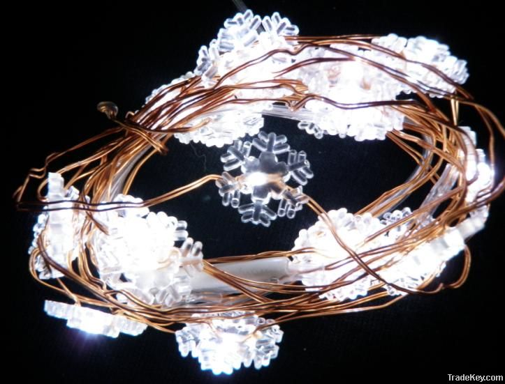 battery powered led copper string light