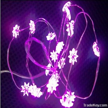 AA battery operated mini led copper wire string lights