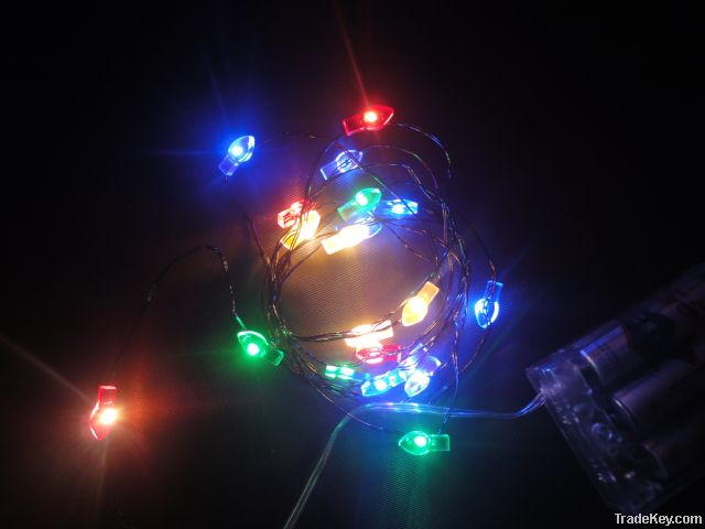 2012 outdoor use led copper wire string lights, christmas lights