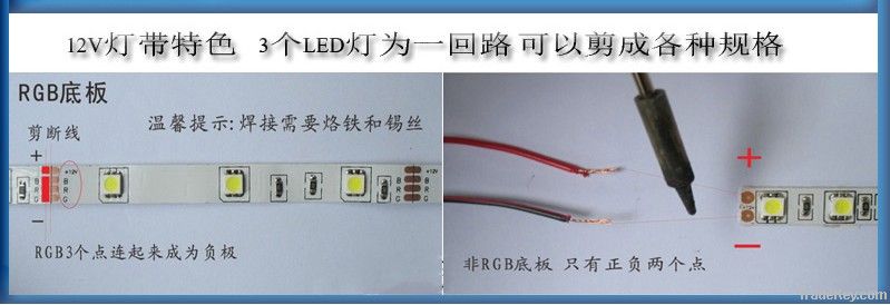 Flexible Led Strip Lighting Smd 3528/5050 Waterproof IP65