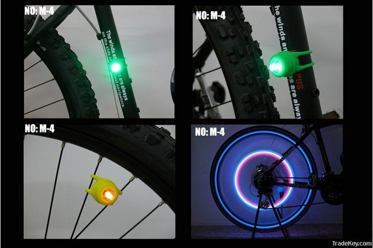 silicone bicycle led wheel lights