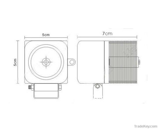 high power cree led work light 10w super brightness