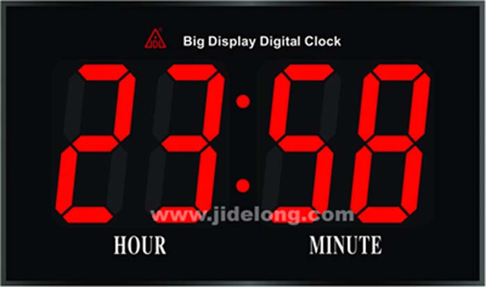 Big Display Digital Clock (Aluminium Frame)