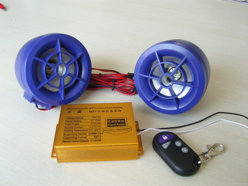 Motorcycle MP3 Alarm System
