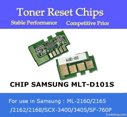 Toner chips for Samsung ML2160, ML2165 SCX 3405  MLT-D101