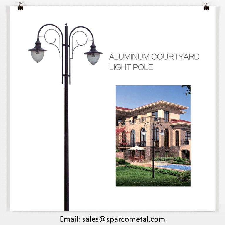 factory price energy saving counrtyard lamp column