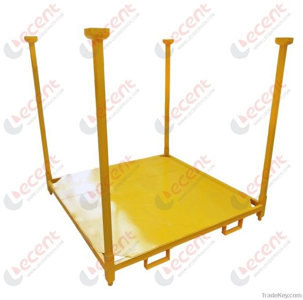 Tire storage stillages with steel board base