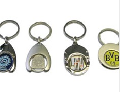 Trolley Coin Key Chain