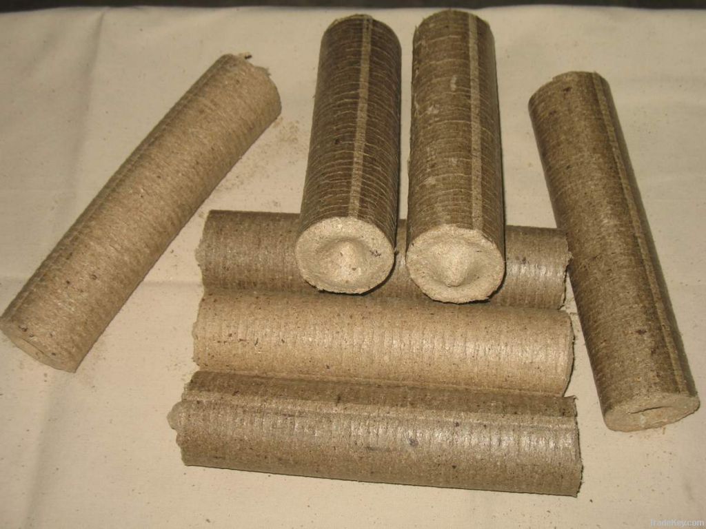 Wood fuel briquettes with high quality!