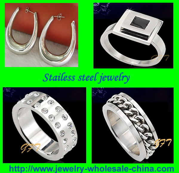 Stainless Steel jewelry, stainless steel ring, stainless steel nacklace