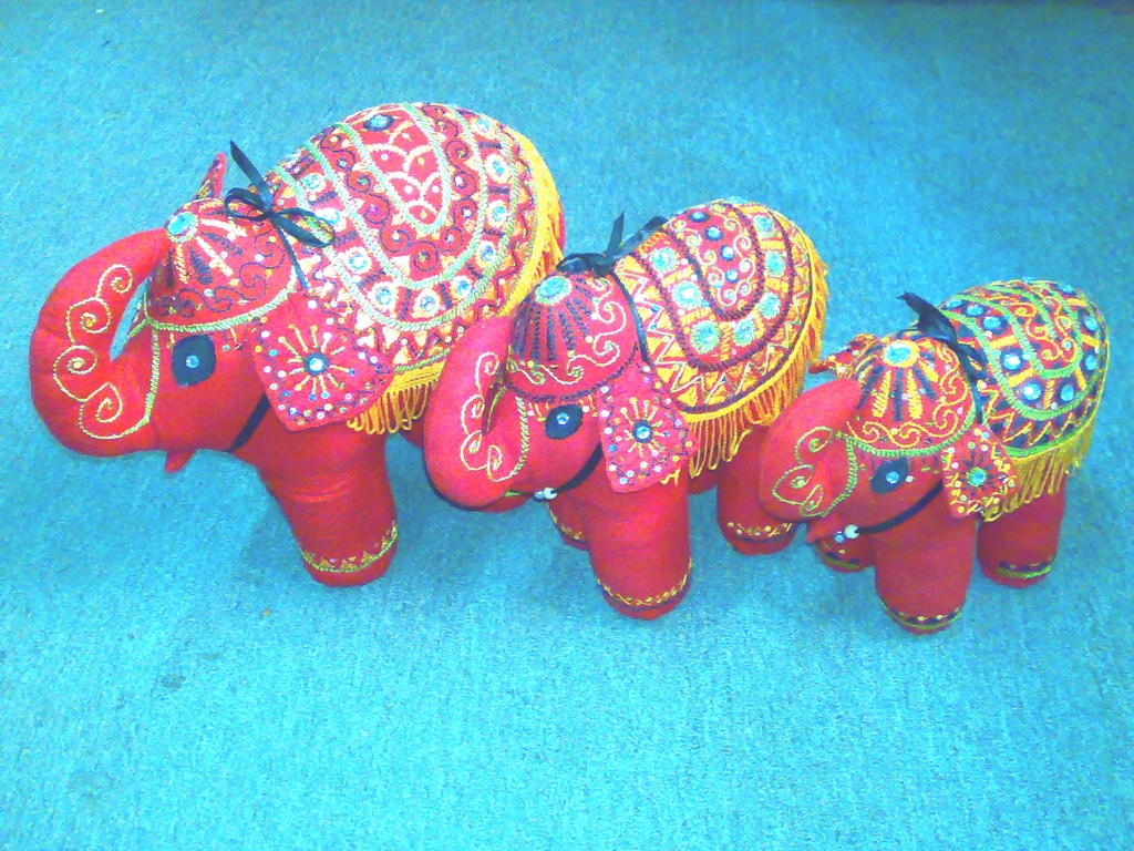 Fabric Made Decorative Elephant