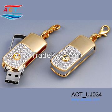Leather Promotional USB Flash Drive memory stick/disk