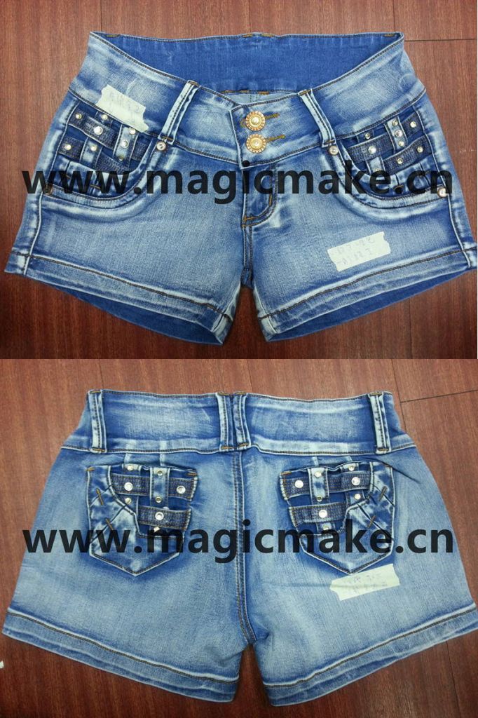 Lady Denim Shorts Panama Jeans OEM