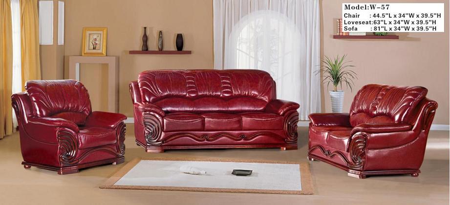 classical leather sofa
