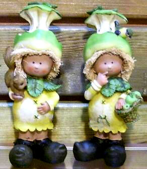 Collectibles Figurines-vegetable kids