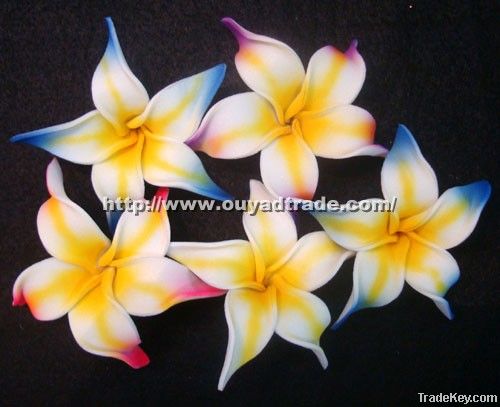 Plumeria foam flowers