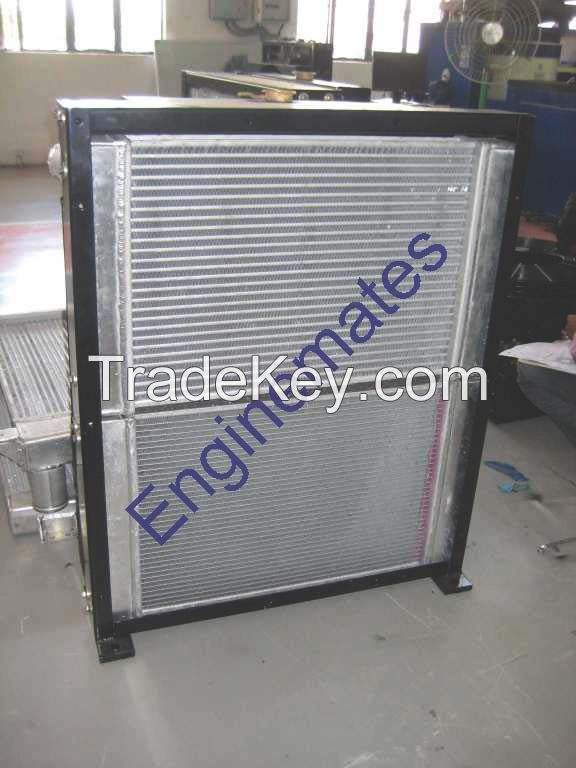Radiator cum Oil Cooler for construction equipments.