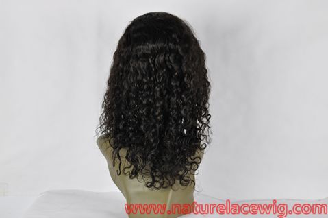 full lace wigs, 14inch, water wave, #1