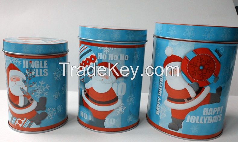 Coffee Tin Box, Coffee Tin Can, Tea Tin Box, Tea Tin Can, Tin Storage Box, Xmas Storage