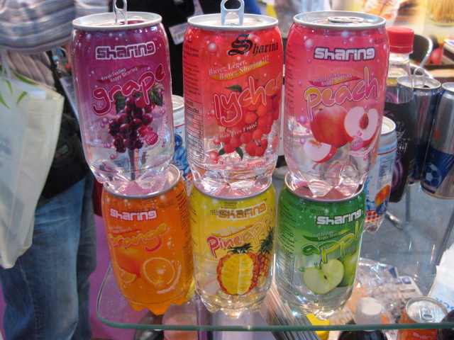 Sharing Carbonated Beverage With Fruit Taste