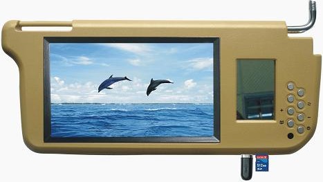 9-Inch Car Sunvisor Monitor, AV+USB+SD+Fm (D9001B)