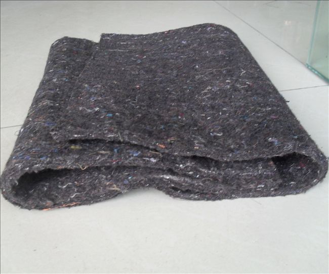 black cotton felt