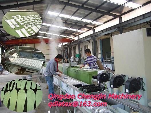 latex insole production line