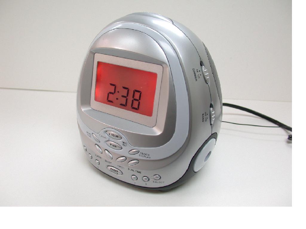 AM/FM Stereo PLL Clock Radio with Timer