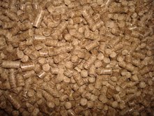 Industrial wood pellets