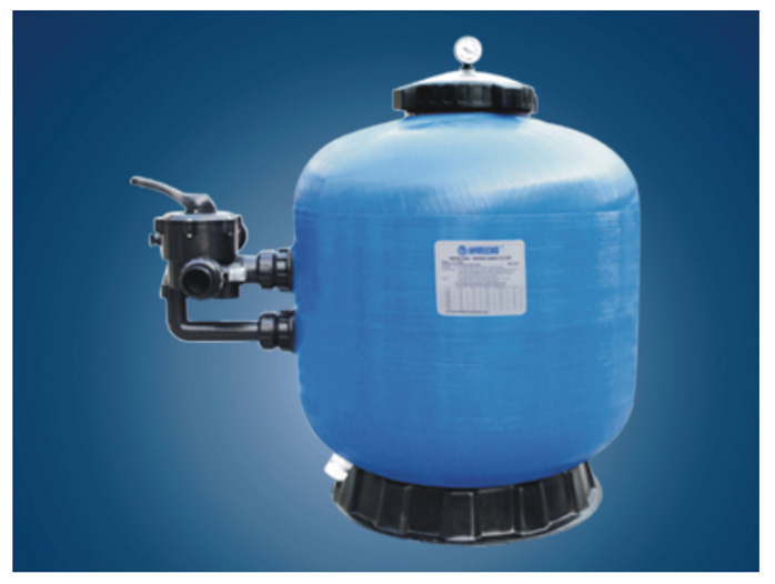 Side-mount sand filter